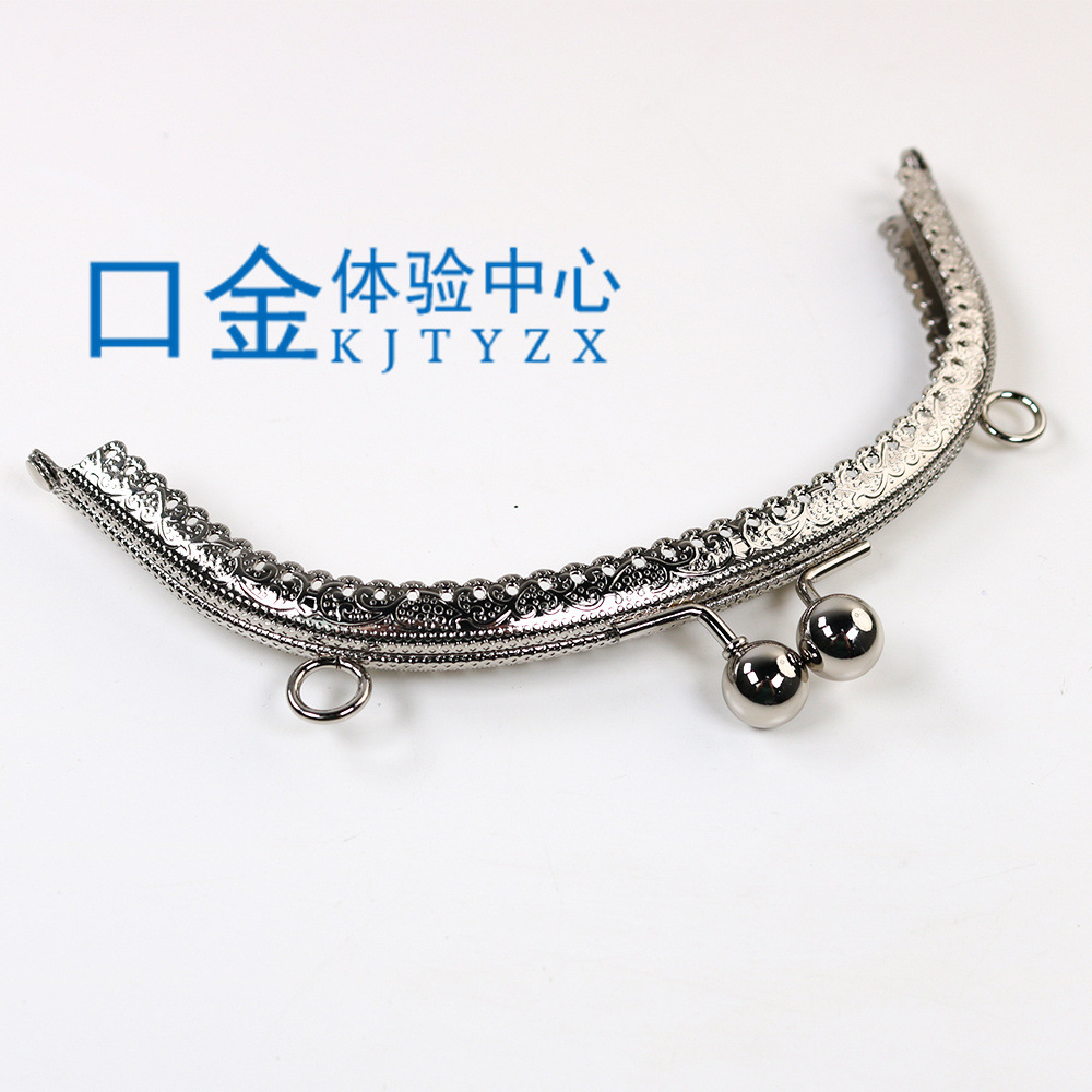 16.5CM arco en relieve encaje boquilla de oro DIY bolsa de oro común bronce, oro ligero