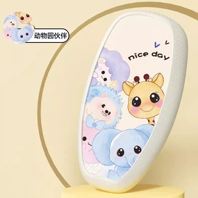 Electric Vehicle Seat Protection Cover, Electric car cushion - mibian-zoo-friends-m