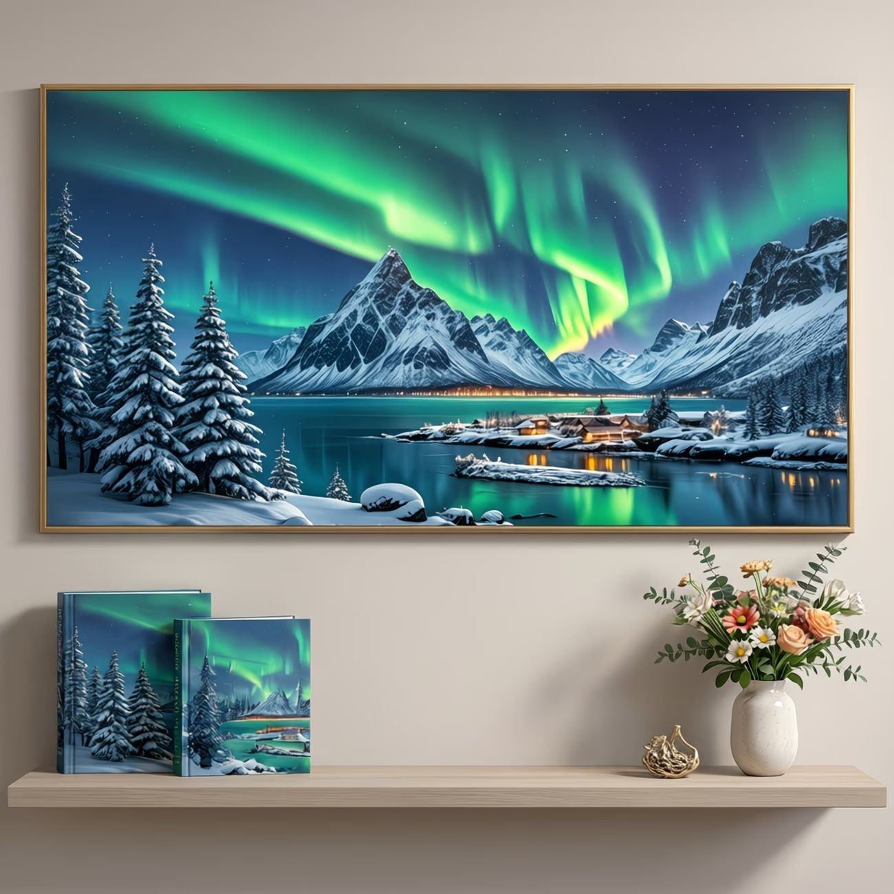 Transfronterizo Amazon pintura de diamantes fábrica de explosión venta directa pintura de diamantes DIY paisaje decoración pintura colgar paquete de herramientas '