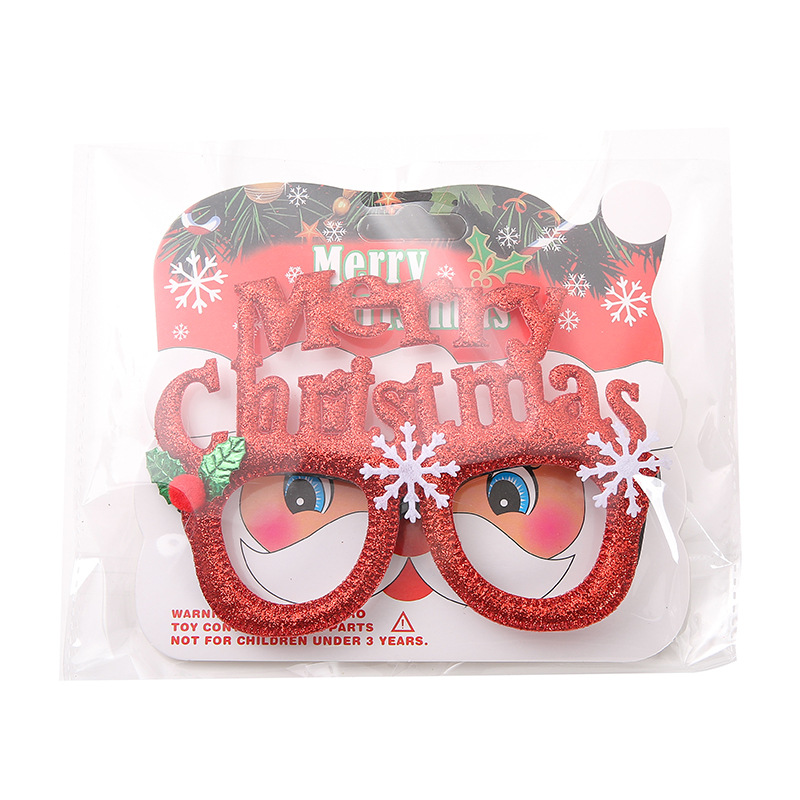 Nueva Feliz Navidad gafas de regalo de vacaciones para niños fiesta de baile decoración gafas de Navidad gafas