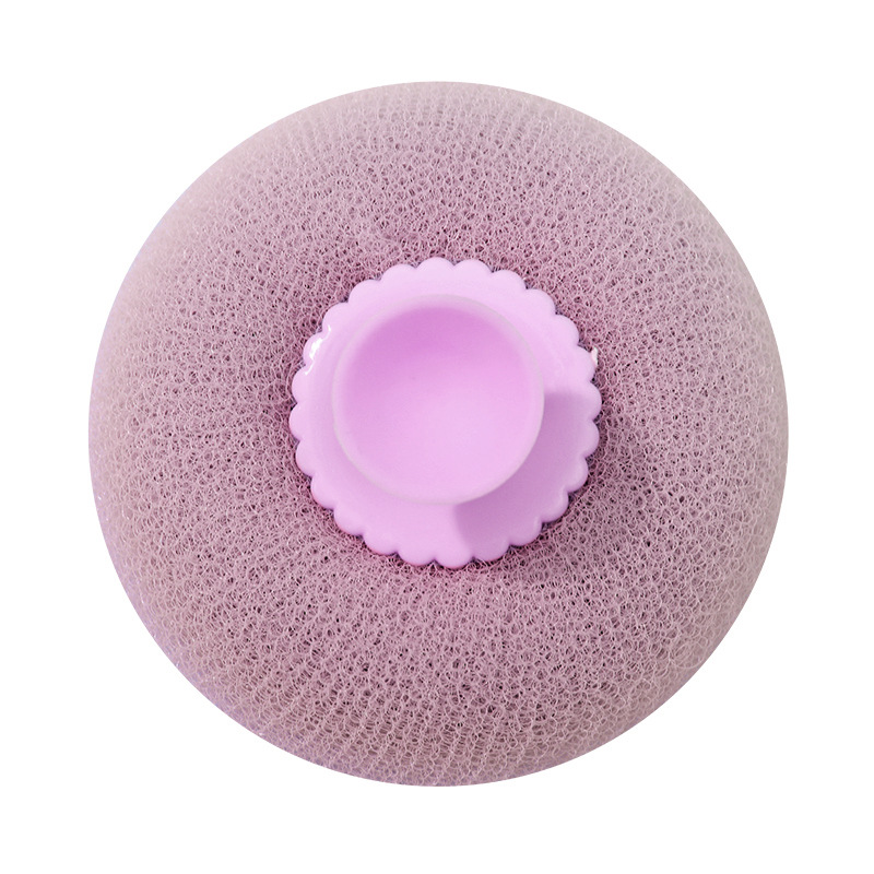 Factory Wholesale Suction Cup Shower Ball Shower Brush Bath Scrubber Gadget for Exfoliating, Removing Scum, Back Scraper Shower Towel Household Use