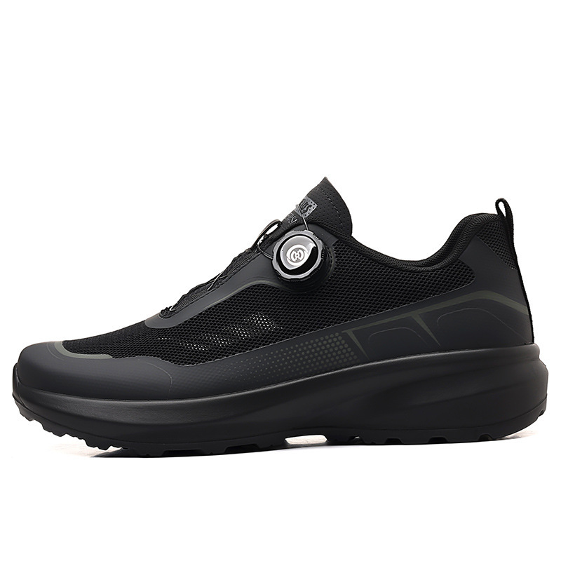 High Luxury Side Swivel Buckle Men's Shoes urethane Bottom Breathable Mesh Thin Hiking Shoes Outdoor Cross-country Hiking sneaker