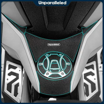 for 24-26 Zontes 368g: Motorcycle engine and accessories - 03-fuel-tank-universal-thickened-armor-sticker