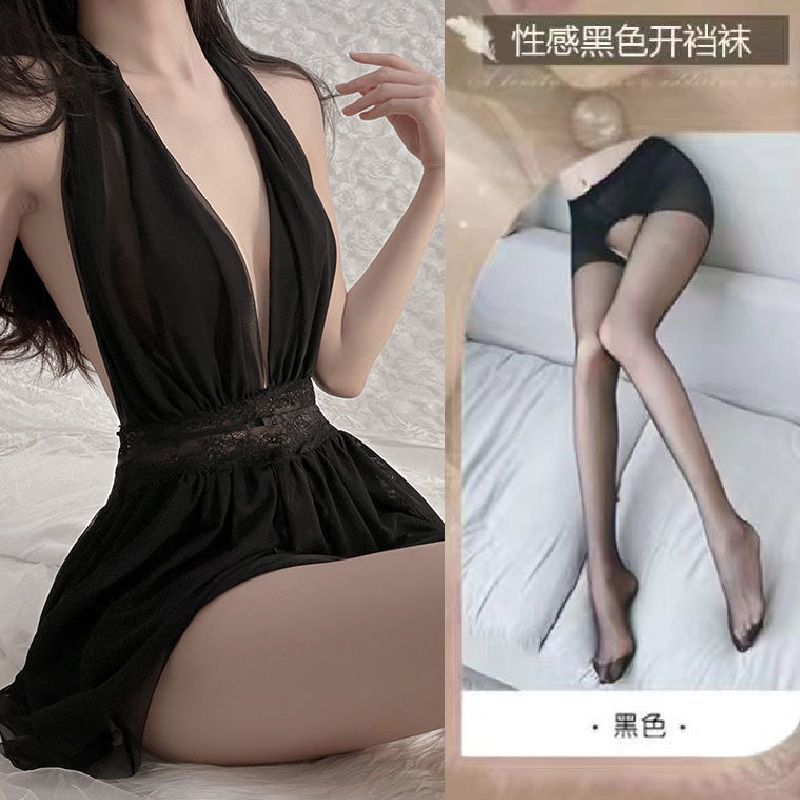 검정색 [T바지 포함] + 검정색 오픈 양말