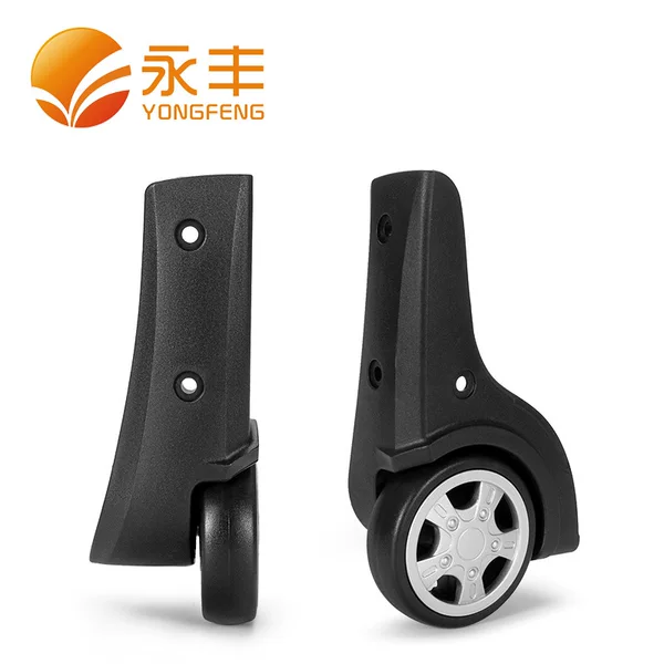 Durable Pvc Luggage Wheels, Silent Corner Wheels for Travel Suitcases, Wholesale Leather Luggage Wheel Accessories