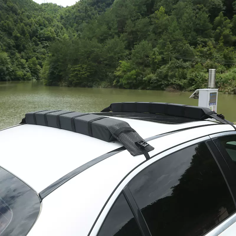 皮划艇泡沫车顶架户外便携式独木舟简易车顶架冲锋舟行李架批发