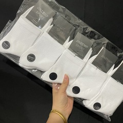 秋冬の新型男性女性平面中筒高腰純白学生学院風運動綿靴下学生靴下