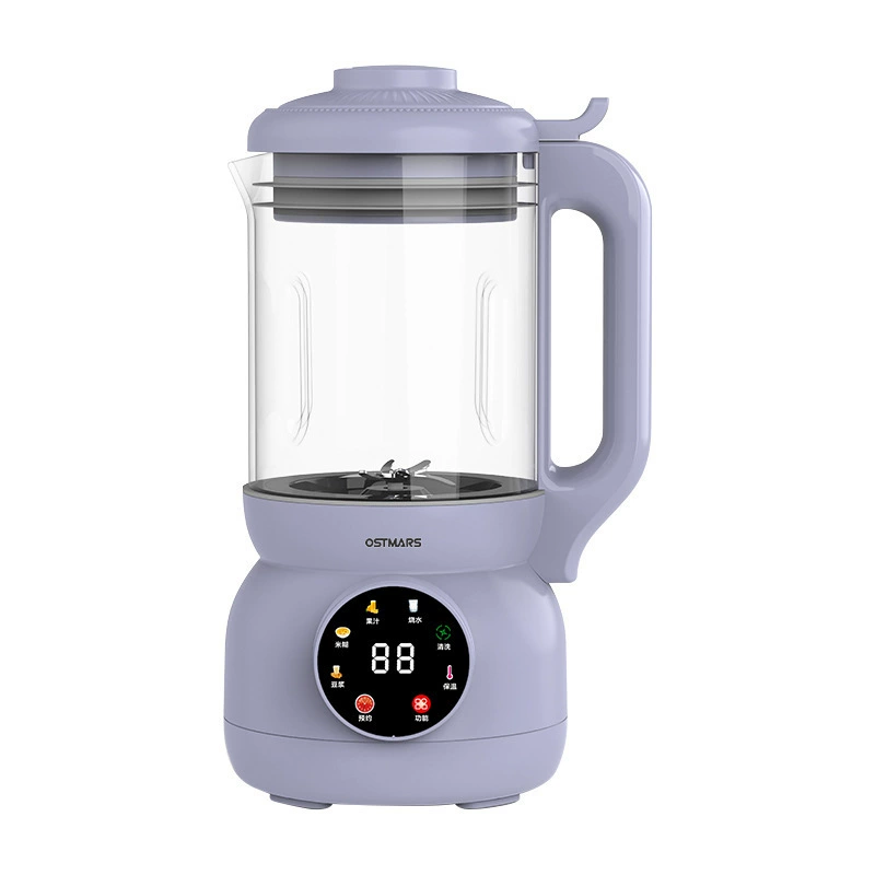 Small Automatic Food Processor, Smart Universal Filter, Fully Automatic (White/Purple)