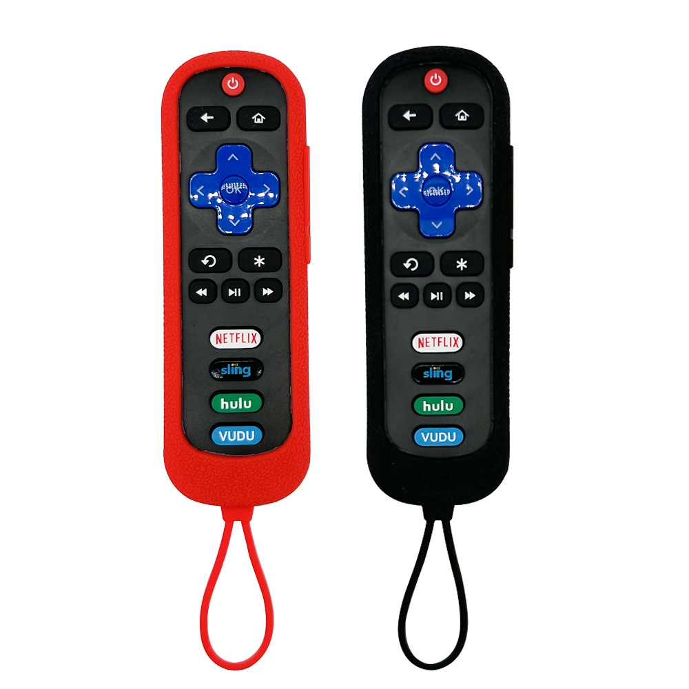 2pcs \ 3pcs para TCL Roku TV luminoso de silicona a prueba de suciedad control remoto cubierta protectora