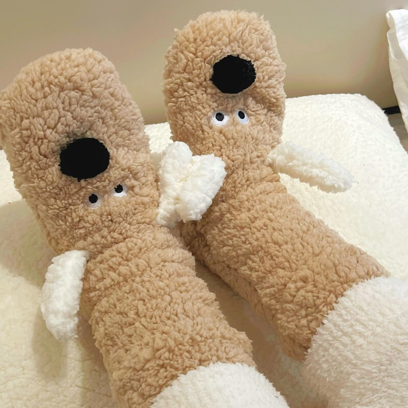 Super Thick Warm Floor Socks for Watching Shows, Women's Autumn and Winter Fleece-Lined Thick Warm Cute Home Socks Super Thick Warm Floor Socks for Watching Shows, Women's Autumn and Winter Fleece-Lined Thick Warm Cute Home Socks