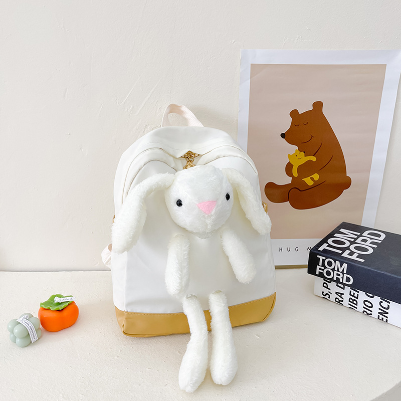 Bolso DE LOS NIÑOS 2022 primavera y verano nuevo conejo de dibujos animados muñeca mochila estudiante de la escuela primaria mochila niños y niñas lindo mochila