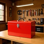 维修工具手提工具箱五金铁皮工具箱车间用工具箱维修手提工具箱