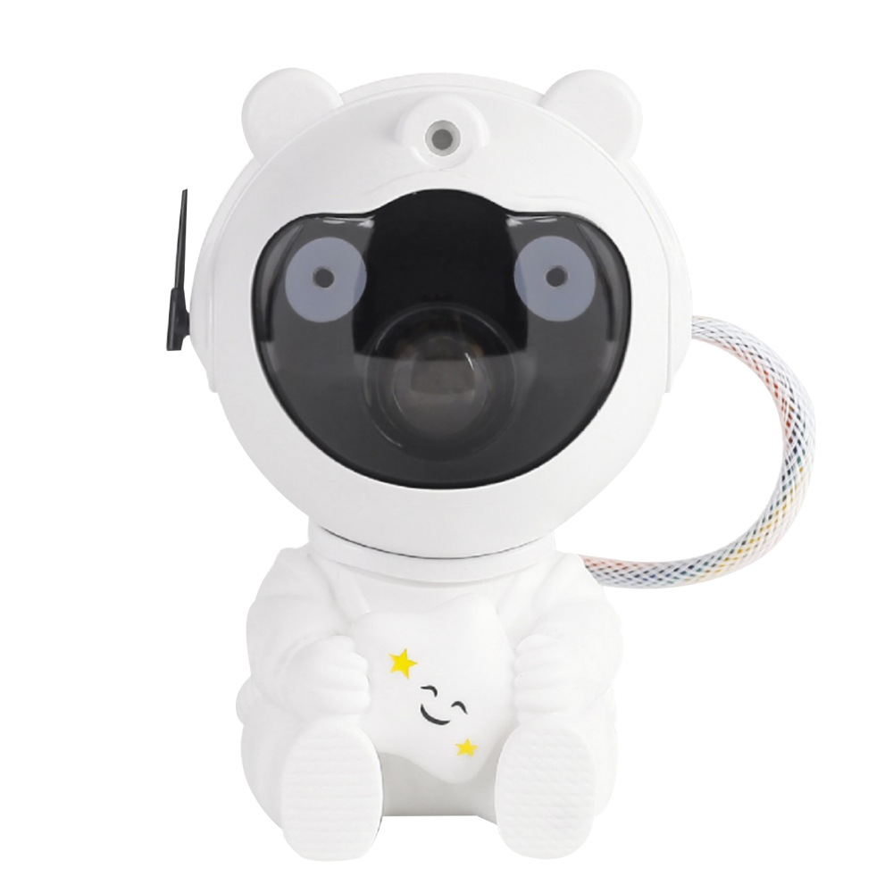 Luz nocturna de proyección de cielo estrellado, habitación de dormitorio de proyección de luz de Ambiente láser, astronauta con guitarra de estrella, astronauta con luz de cielo estrellado