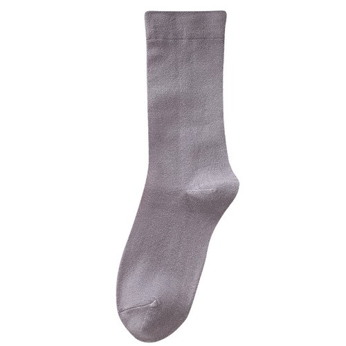 Socks women's mid-calf solid color cotton candy color postpartum socks thin Japanese style Korean version ins Chao Zhu cum Ai Min pile socks