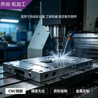 CNC 机加工 工程机械航空航天金属零部件来图定制五轴车铣复合