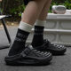 Hole shoes men's summer outdoor wear sports excrement feeling non-slip non-smelly feet fashion all-match thick-soled height-increasing sandals
