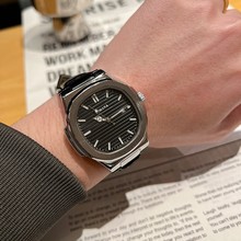 瑞士品牌超薄款男士手表新款时尚防水石英表直播外贸爆款