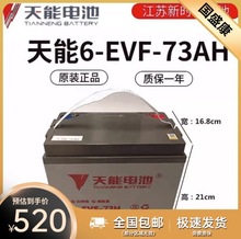 天能12V61ah73ah83ah86ah电动仓储叉车堆高车三轮四轮车电池电瓶