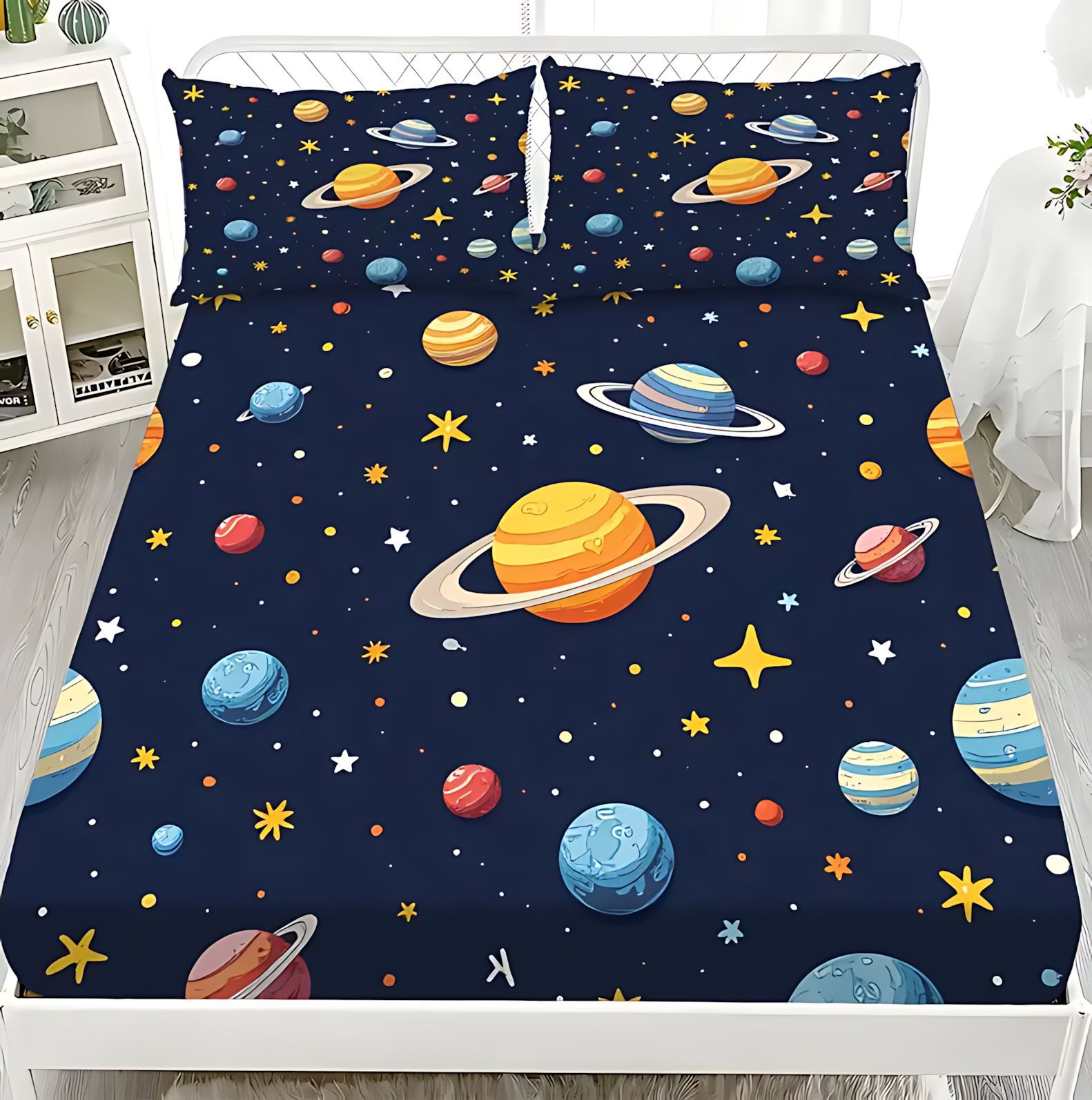 TUME / JIT dibujos animados transfronterizos estrella temática patrón de impresión digital de alta definición cama de cama de cama de cama