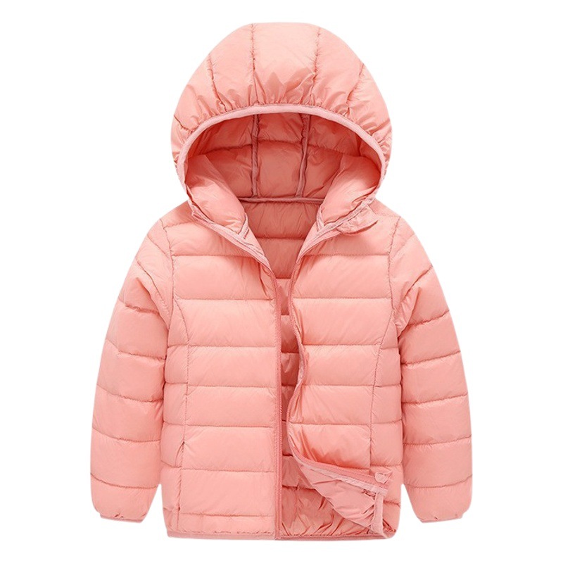 Ropa acolchada de algodón para niños ropa acolchada de algodón para bebés niños y niñas Chaqueta ligera con capucha uniforme escolar