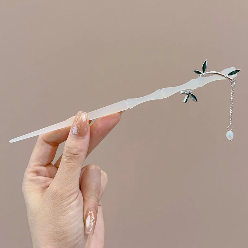 Nuevo estilo chino flange flores alfileres de cabello de alta calidad mujer cabeza trasera alfileres de cabello chino cheongsamos alfileres de cabello tocado