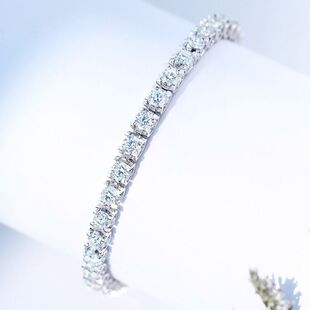 18K Taurus Diamond Bracelet Women's Full Diamond Luxury Set Natural Carat Diamond Bracelet AU750 All-Match Bracelet