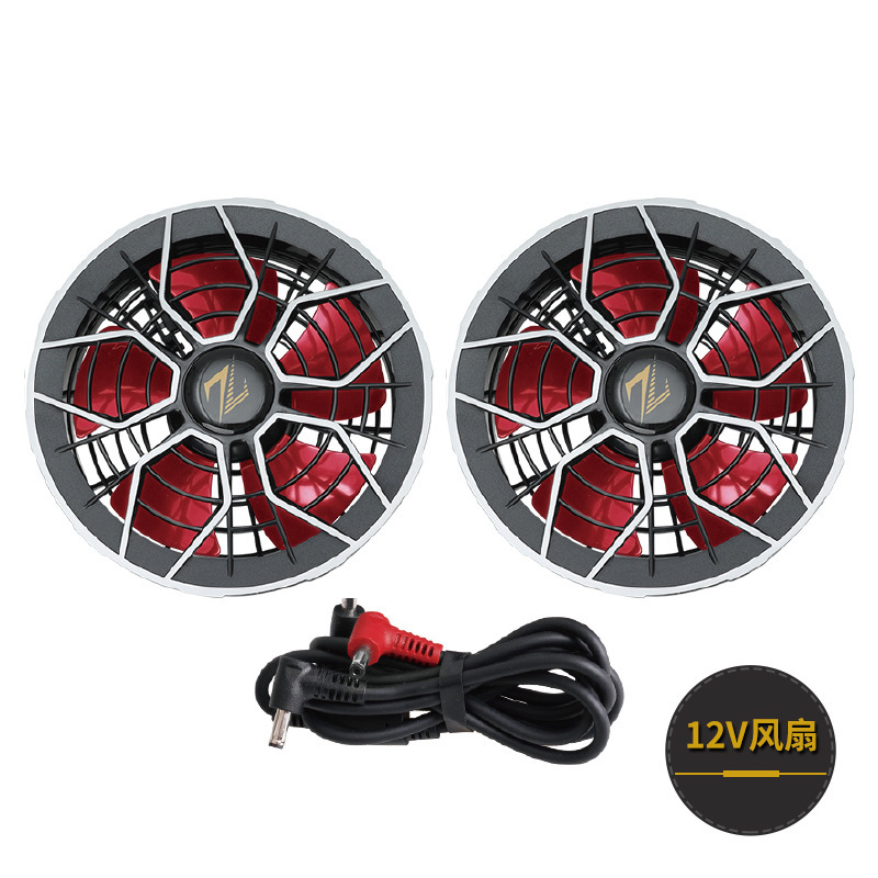 空調服 12V メカファン 高電流冷却 長時間持続 強力 超長寿命リチウム電池 2025年新型モデル|undefined