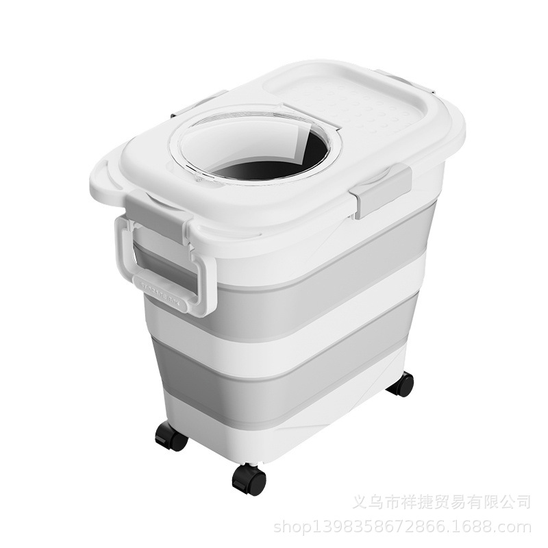 Caja para arroz de fábrica, modelo 2025, nueva caja simple para almacenamiento de granos, caja plegable multifuncional para almacenamiento de arroz