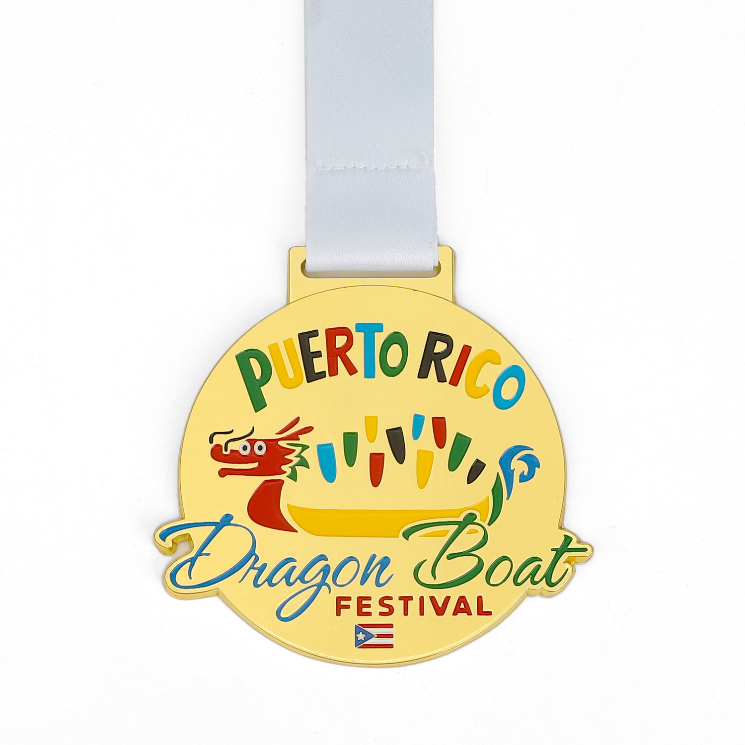 Medalla metálica personalizada medallas conmemorativas de competición de barco dragón maratón medalla de honor personalizada