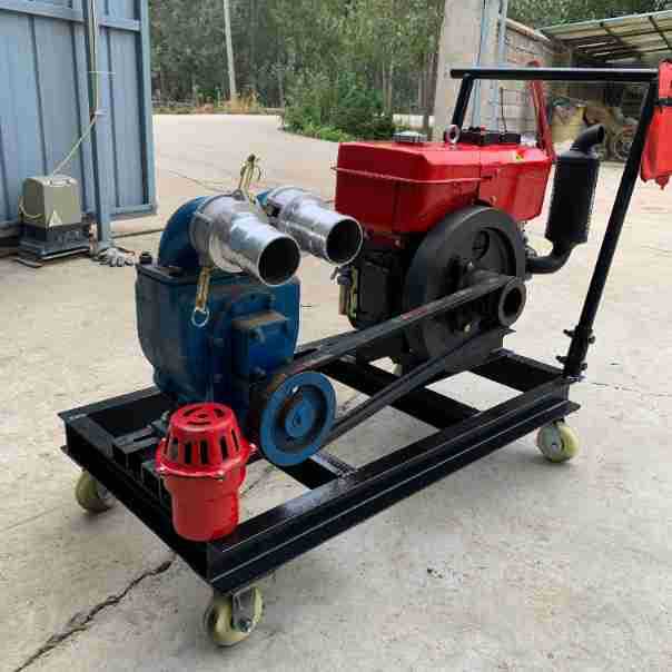 3寸化粪池清淤自吸自排吸粪泵 柴油机抽粪泵 下水道排污泵视频