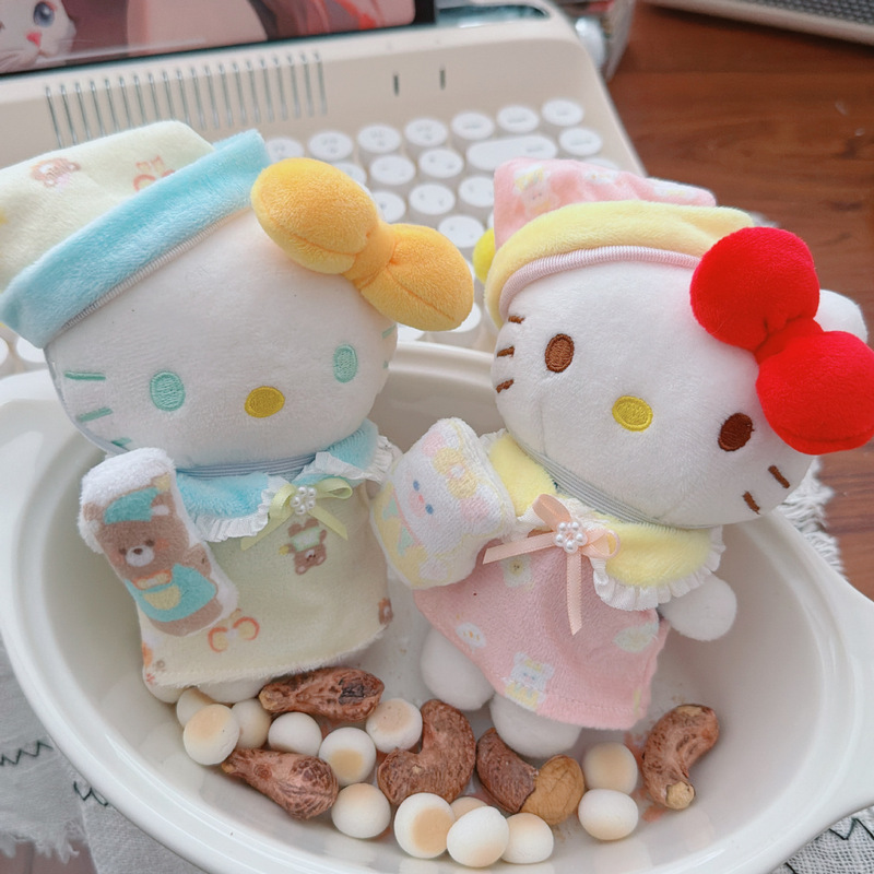 Only Selling Clothes] Ready-Made Kt Baby Clothes, Cute Pajamas, New Year 10cm Doll Dress Replacement