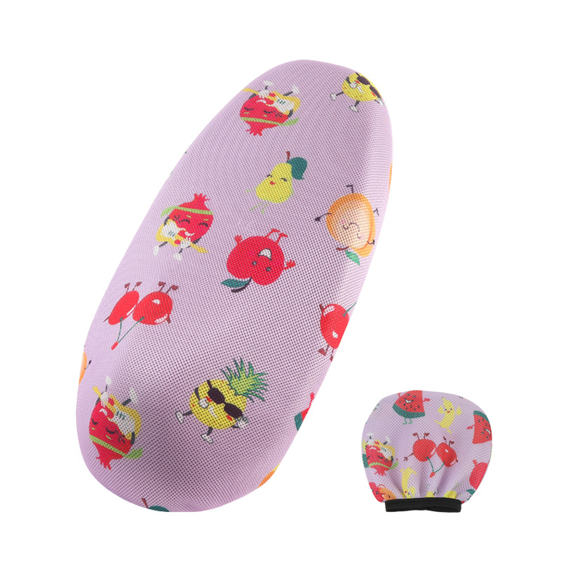 Cover Breathable | Universal Electric car cushion - fruit-purple-with-backrest-cover-s