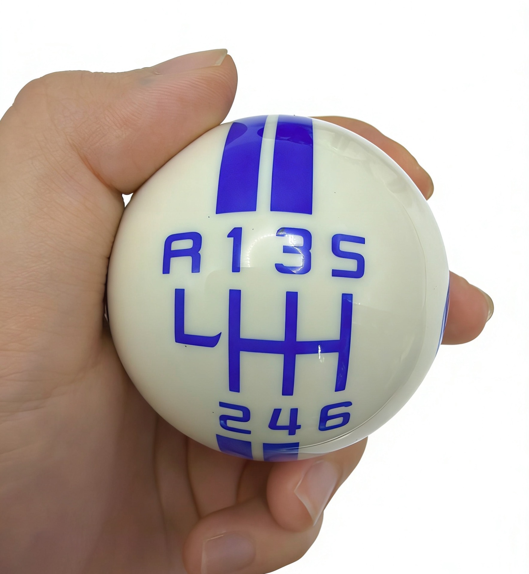 Car Modification with Gear Shift Lever, Black Mustang 5-Speed Spherical Manual Gear Shift Knob