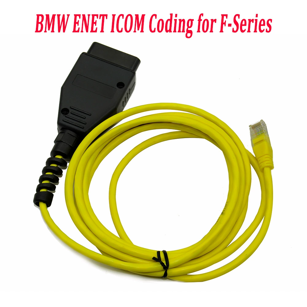 Кабель BMW ENET E-SYS ICOM подходит для щетки программирования серии BMW F, чтобы скрыть данные диагностического прибора.