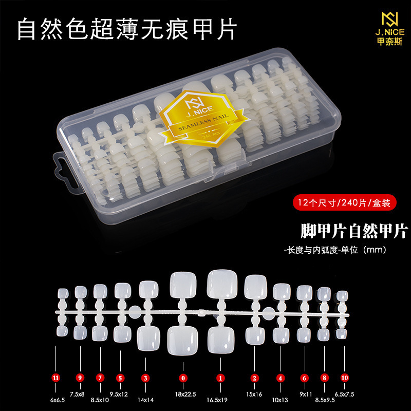 Europa y los Estados Unidos arco plano sin marcas sin grabación caja de molienda transparente esmerilado desmontable extensión de la mitad de la hoja de manicuras de doble uso