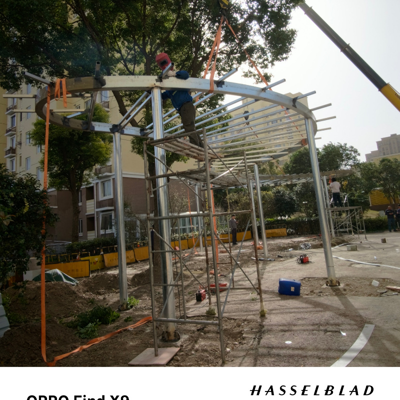 钢结构景观廊架