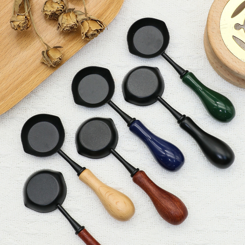 Non-Stick Spoon for Sealing Wax, Sealing Wax Stamp Tool, Wax Melting Anti-Stick Spoon, Easy to Clean, Suitable for Use with Melting Pot, Non-Stick Spoon Non-Stick Spoon for Sealing Wax, Sealing Wax Stamp Tool, Wax Melting Anti-Stick Spoon, Easy to Clean, Suitable for Use with Melting Pot, Non-Stick Spoon