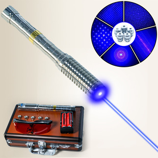 High Power 450nm Blue Light Laser Light Outdoor Defense Adventure Finger Pen Blue Distance Laser Pen