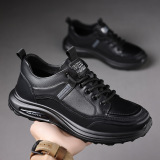 Весенняя спортивная нескользящая трендовая кожаная повседневная обувь для отдыха для кожаной обуви, воловья кожа