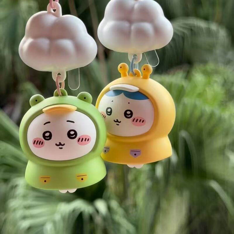 吉伊雨衣系列发光挂件夏日乌云可爱雨衣挂件乌萨奇云朵卡哇伊|undefined