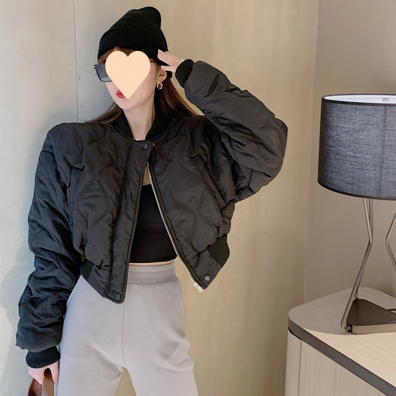 Cotton Clothes for Women Hong Kong Style Short Cotton Clothes Jacket Trendy Autumn and Winter 2025 New versatile baseball Clothes Loose Cotton Clothes Jacket