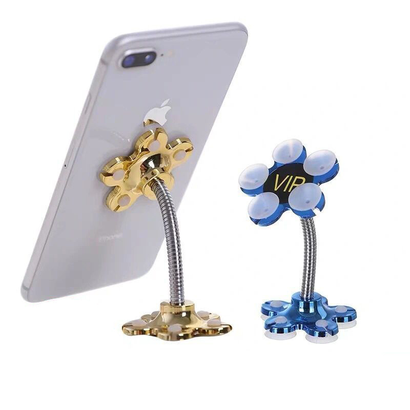 Soporte para teléfono móvil para automóvil, ventosa mágica, mano rápida, navegación portátil de girasol, soporte universal para teléfono móvil