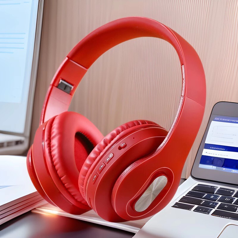 プライベートモデル工場製、耳を完全に覆う携帯電話用ヘッドセット、Bluetoothワイヤレスイヤホン、折りたたみ式、クリエイティブなデザイン|undefined