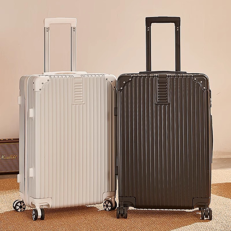 Retro universal capacious durable suitcase for men and women on…