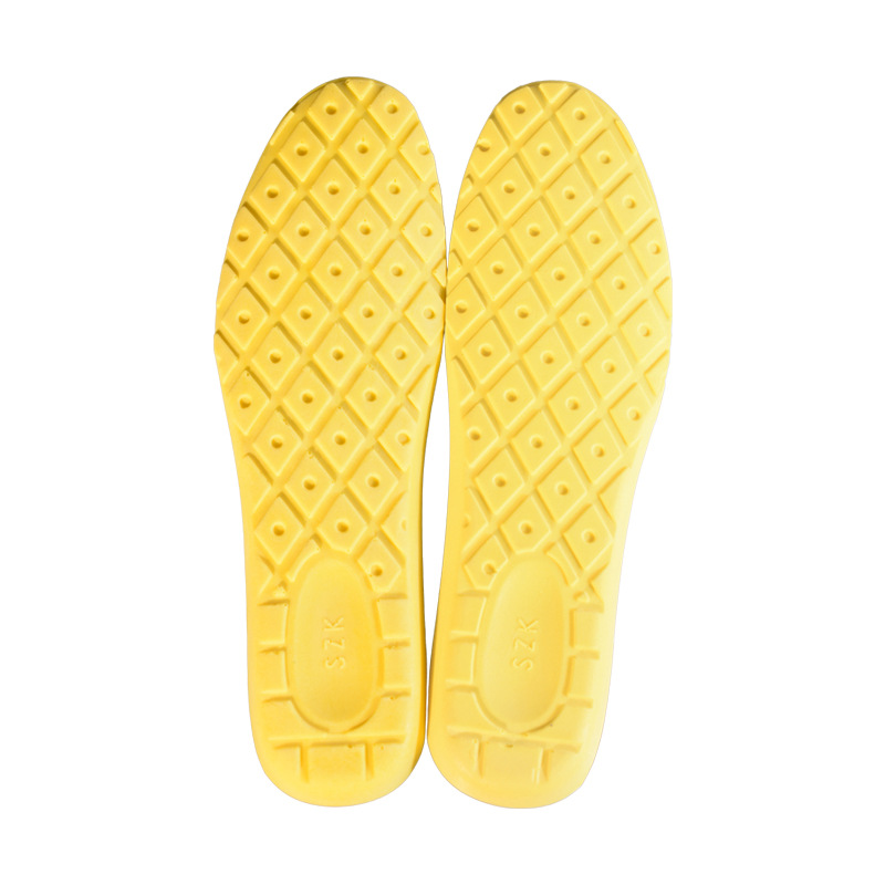 Plantilla de látex de piel de oveja para hombres, suela suave y transpirable, absorción de sudor y espesamiento de la plantilla de piel de oveja.