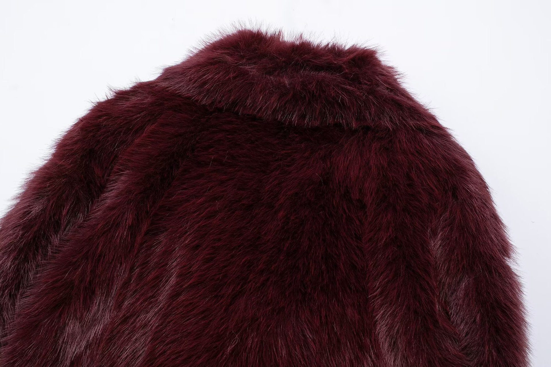 1330g Weight Faux Fur Coat Outerwear Type Long Sleeve Sleeve Length Single Breasted Placket Type Polyester Fabric Type Long Top Length Coat Tops Type Holiday Occasion Turndown Neckline Loose Fit Type Solid Color Pattern Winter, Autumn Season Women's Gender Pocket Design Elegant, Streetwear Style Women's Elegant Streetwear Solid Color Pocket Single Breasted Coat Faux Fur Coat 42