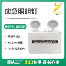 外贸高端双头应急照明灯安全出口通道指示灯消防应急标志灯