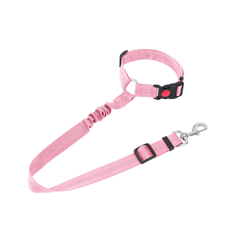 Amazon PET coche cuerda de seguridad anillo perro coche cinturón de seguridad correa de asiento trasero cuerda de tracción al por mayor