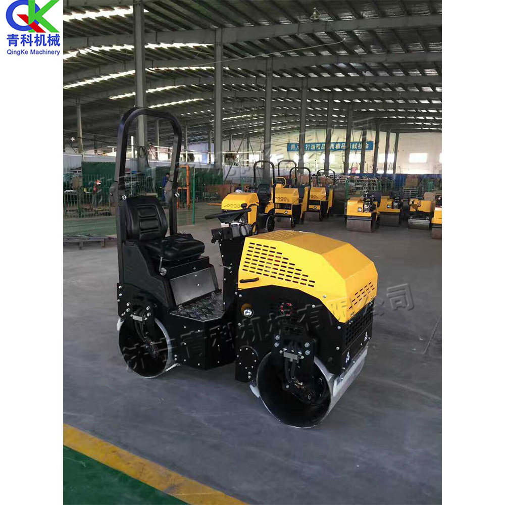 全液压座驾式振动压路机 小型路面压实机械 沥青公路体育场整平机