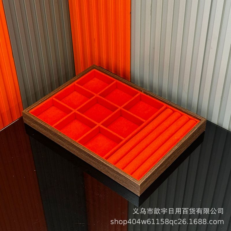 高级木制收纳首饰盒多款式装饰耳钉项链珠宝陈列展示饰品盒戒指盒|undefined